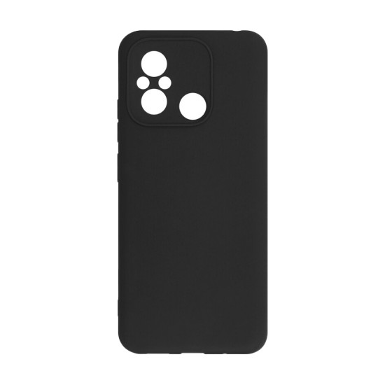 Silicone Case with Camera Shield for Xiaomi Redmi 12c Black